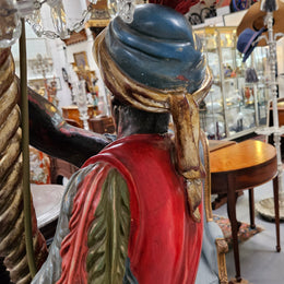 Sourced From France A Five Light Blackamoor Floor Lamp