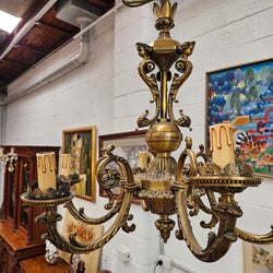 Napoleon III French Bronze Chandelier | Antique & Vintage | Moonee Ponds Antiques | Australia Wide Delivery