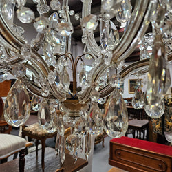 Beautiful French Crystal Bird Cage Chandelier | Antique & Vintage | Moonee Ponds Antiques | Australia Wide Delivery
