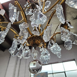 Rare Pair Of Crystal And Gilt Bronze Chandeliers | Antique & Vintage | Moonee Ponds Antiques | Australia Wide Delivery