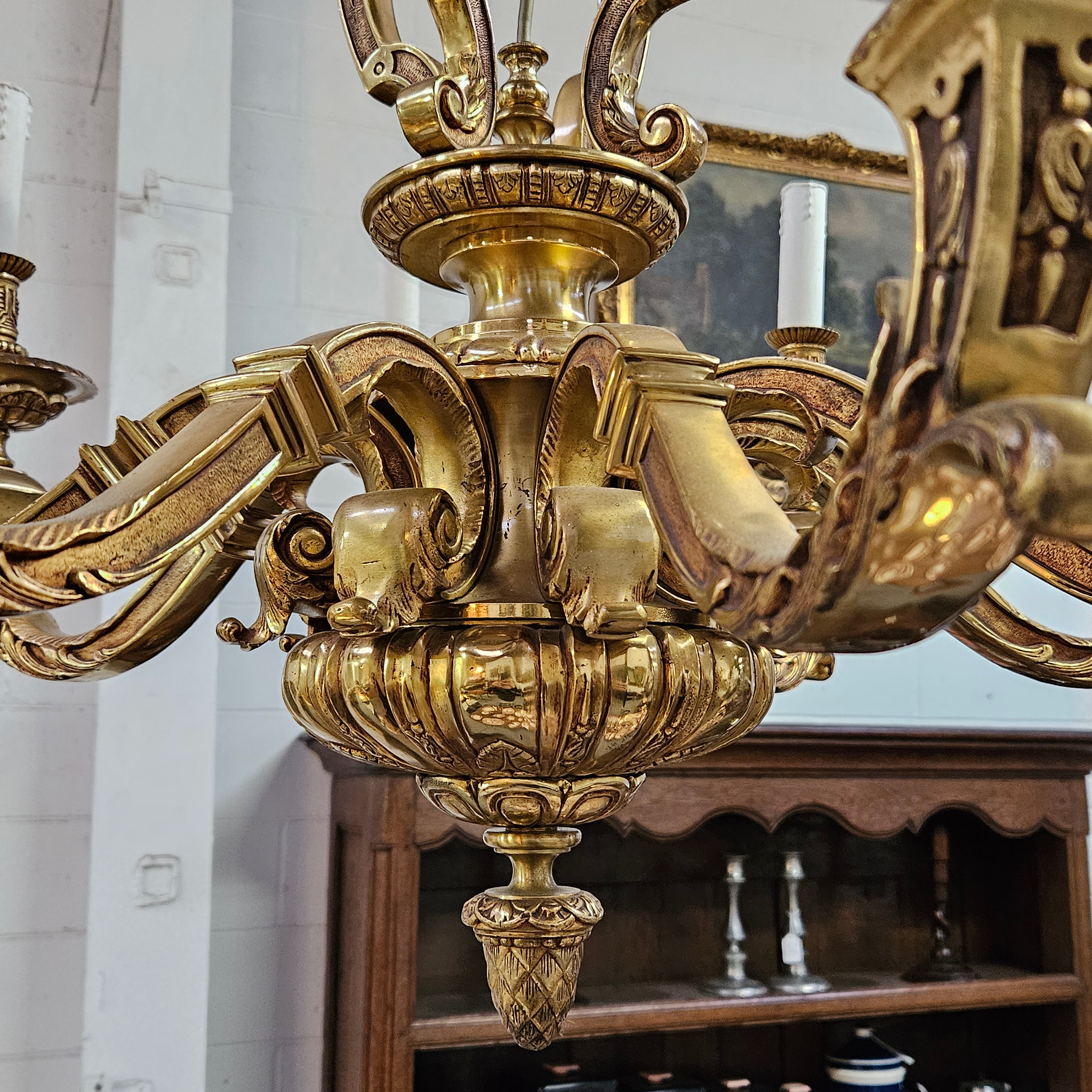Impressive Gilt Bronze Napoleon III Style Chandelier | Antique & Vintage | Moonee Ponds Antiques | Australia Wide Delivery
