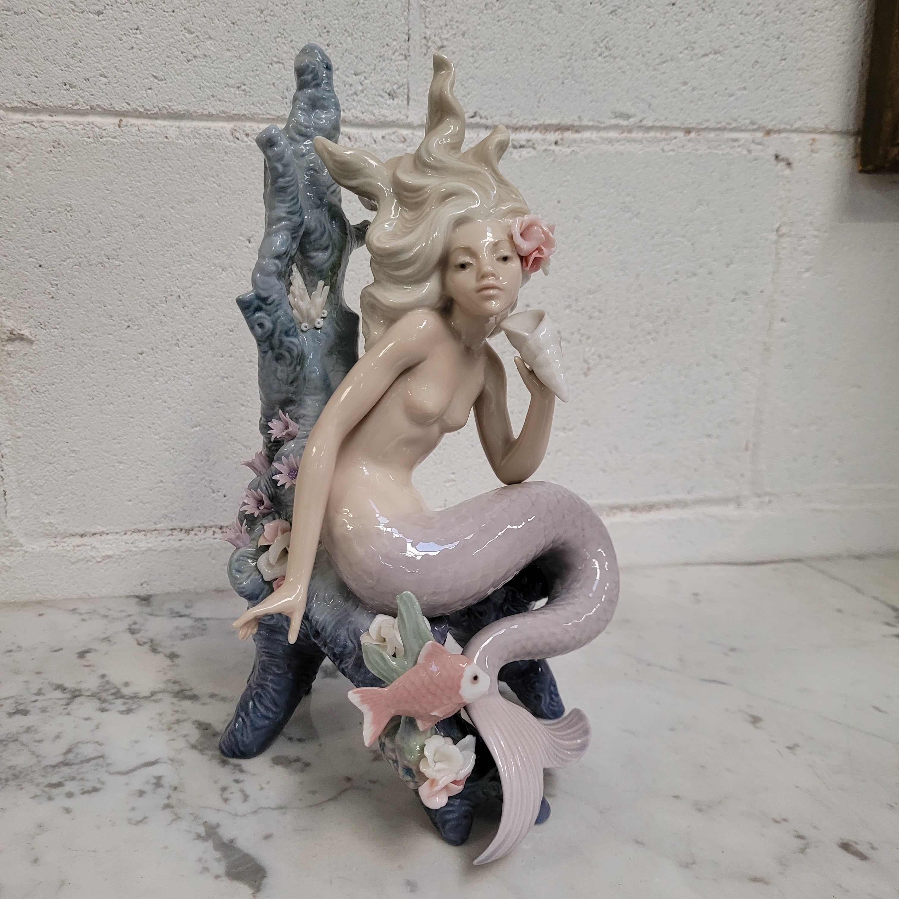 Lladro Mermaid "Ocean Beauty No. 5785 | Antique & Vintage | Moonee Ponds Antiques | Australia Wide Delivery