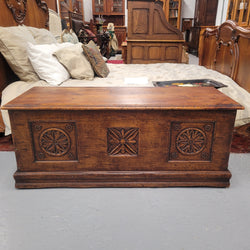 Early 19th Century French Chestnut Wood Coffer | Antique & Vintage | Moonee Ponds Antiques | Australia Wide Delivery