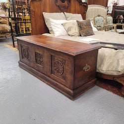 Early 19th Century French Chestnut Wood Coffer | Antique & Vintage | Moonee Ponds Antiques | Australia Wide Delivery