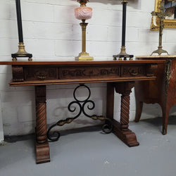 Amazing French Oak Spanish Style Console Table | Antique & Vintage | Moonee Ponds Antiques | Australia Wide Delivery