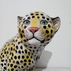 Large Vintage Terracotta Young Leopard | Antique & Vintage | Moonee Ponds Antiques | Australia Wide Delivery