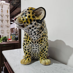 Large Vintage Terracotta Young Leopard | Antique & Vintage | Moonee Ponds Antiques | Australia Wide Delivery