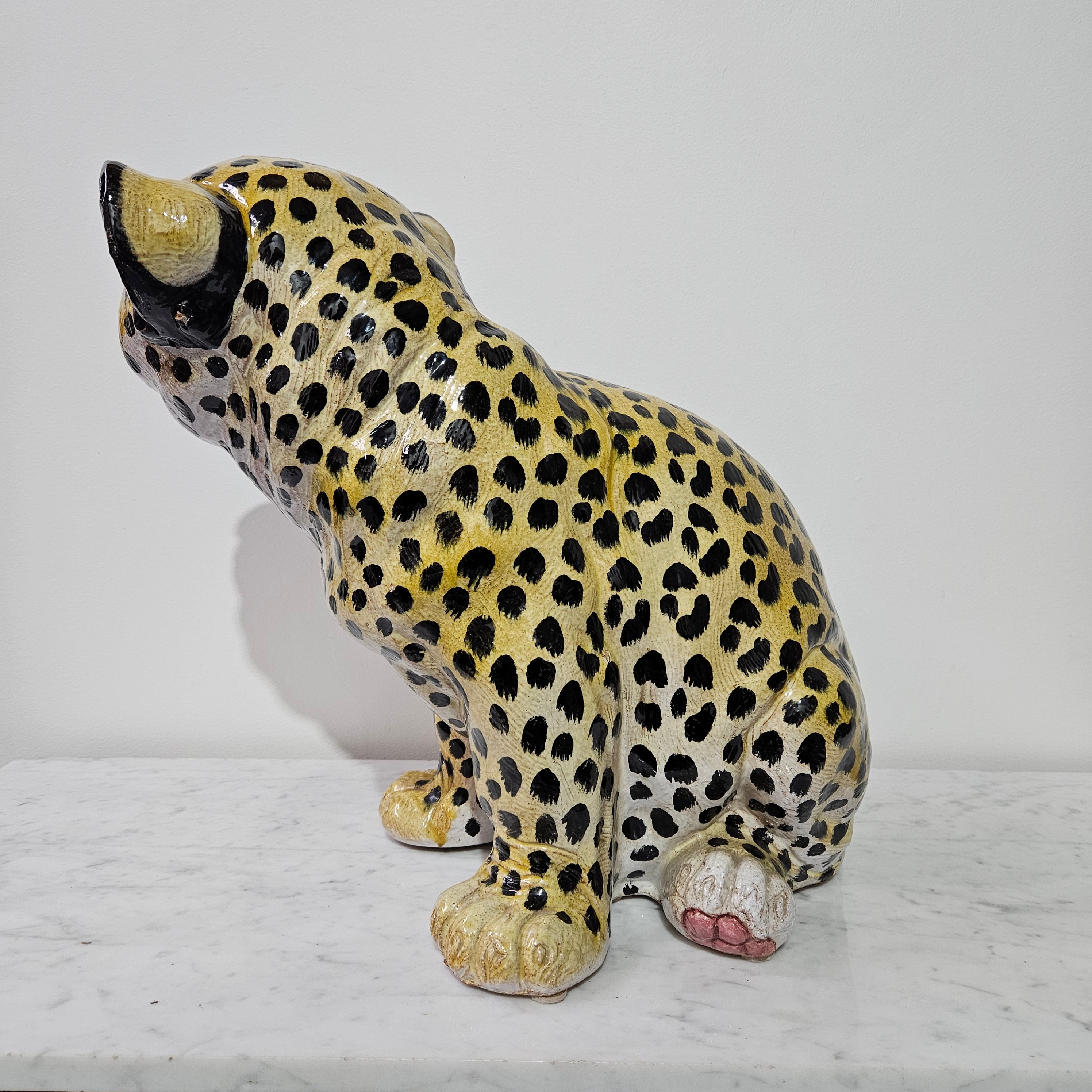 Large Vintage Terracotta Young Leopard | Antique & Vintage | Moonee Ponds Antiques | Australia Wide Delivery