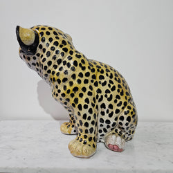 Large Vintage Terracotta Young Leopard | Antique & Vintage | Moonee Ponds Antiques | Australia Wide Delivery