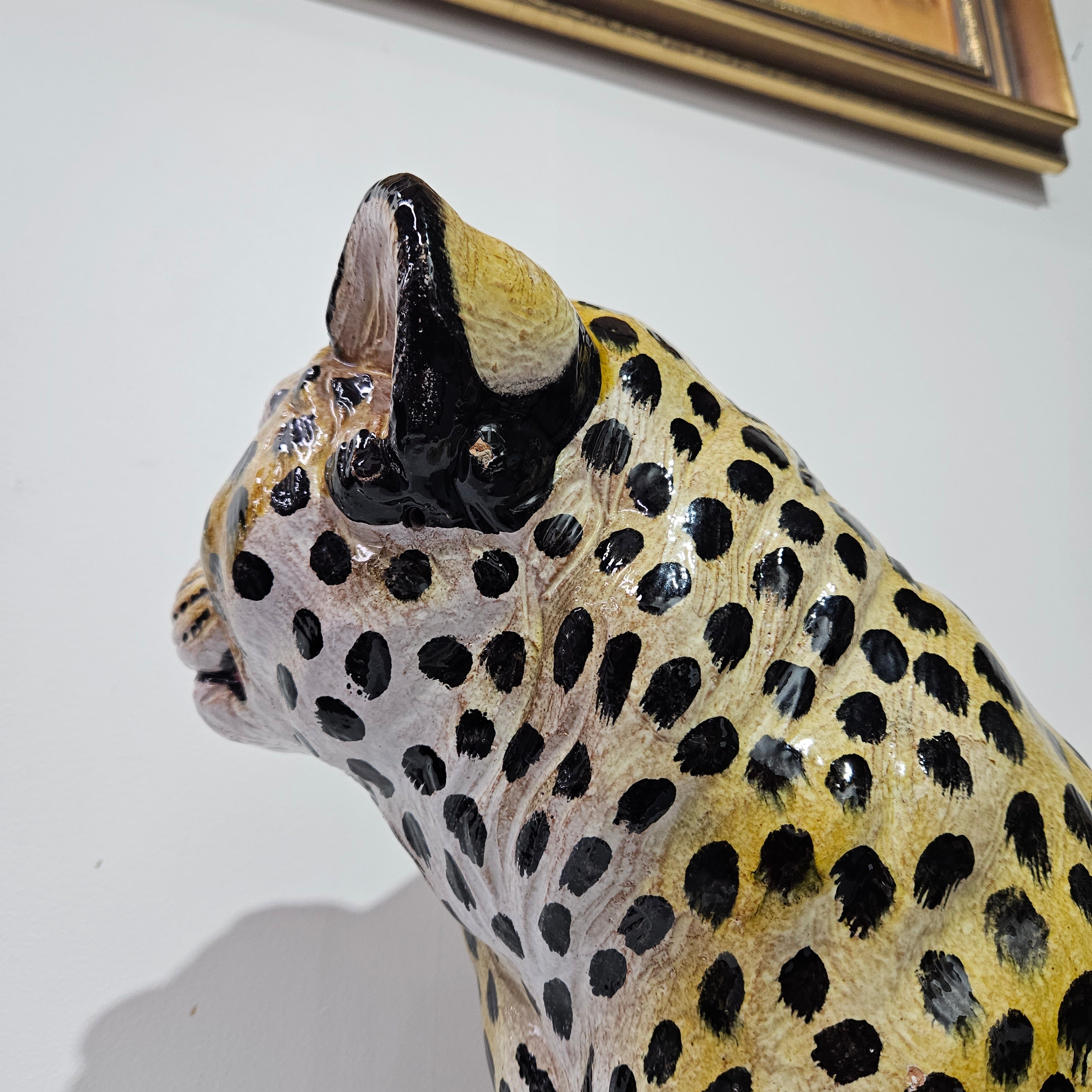 Large Vintage Terracotta Young Leopard | Antique & Vintage | Moonee Ponds Antiques | Australia Wide Delivery