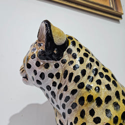 Large Vintage Terracotta Young Leopard | Antique & Vintage | Moonee Ponds Antiques | Australia Wide Delivery