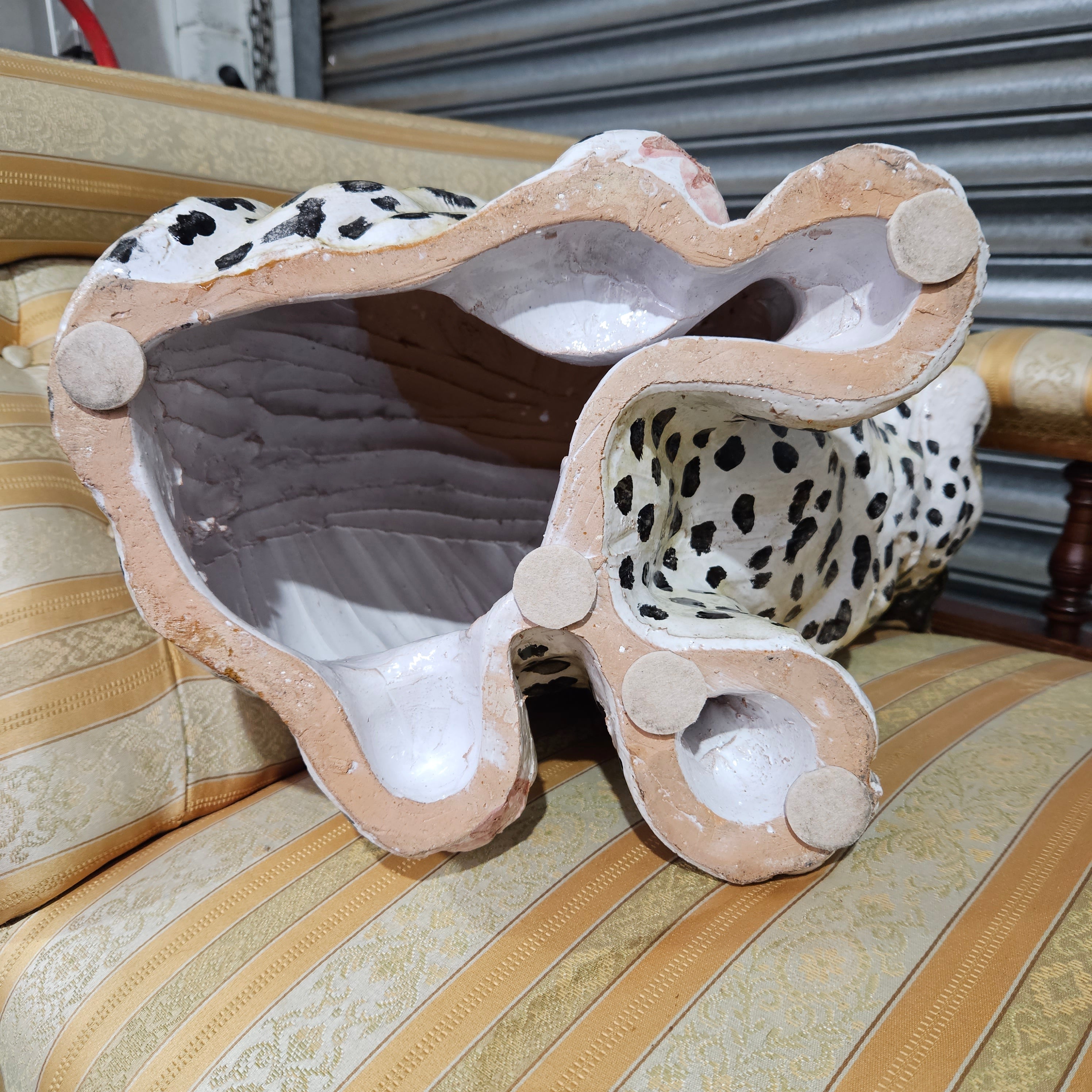 Appealing Large Vintage Terracotta Young Leopard Statue | Antique & Vintage | Moonee Ponds Antiques | Australia Wide Delivery
