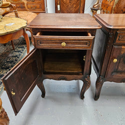 Pair of Hard to Find French Louis XV Style Bedside Cabinets | Antique & Vintage | Moonee Ponds Antiques | Australia Wide Delivery