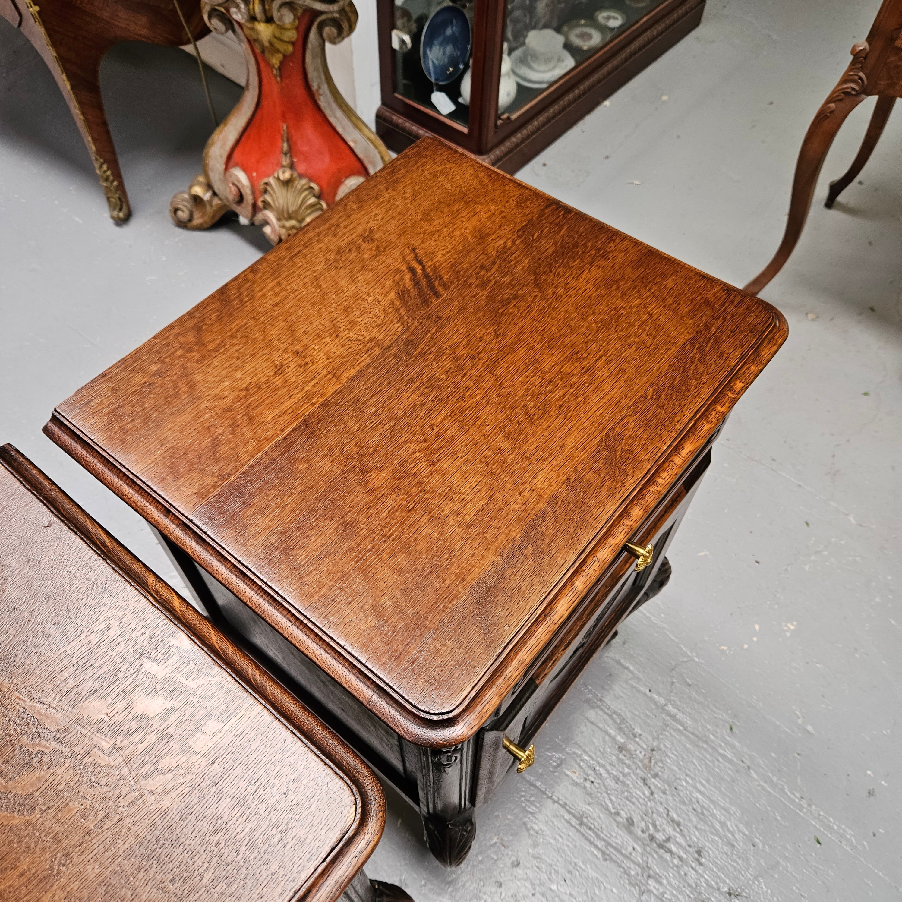Pair of Hard to Find French Louis XV Style Bedside Cabinets | Antique & Vintage | Moonee Ponds Antiques | Australia Wide Delivery