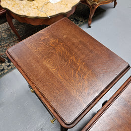 Pair of Hard to Find French Louis XV Style Bedside Cabinets