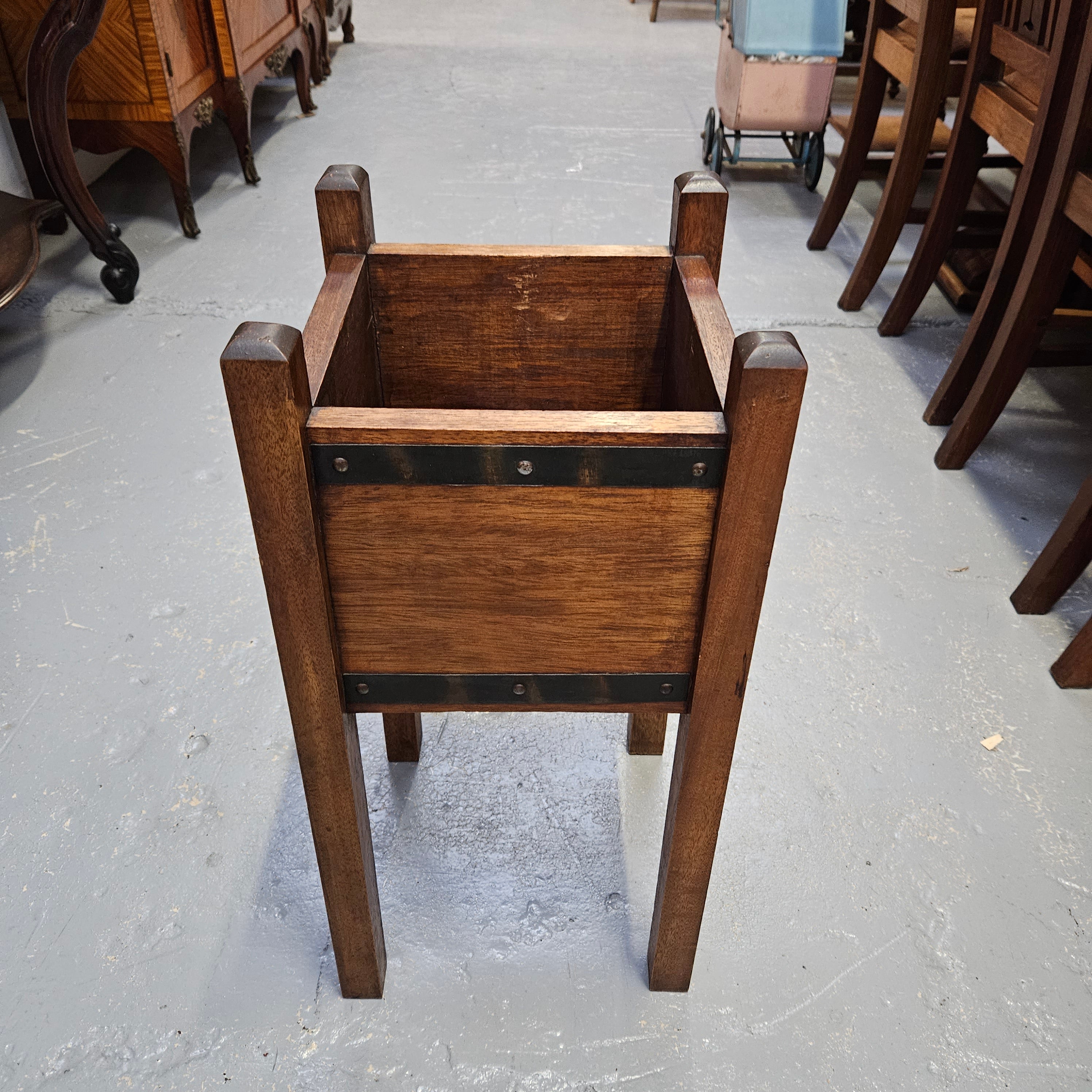 Arts and Crafts Wooden Plant Stand