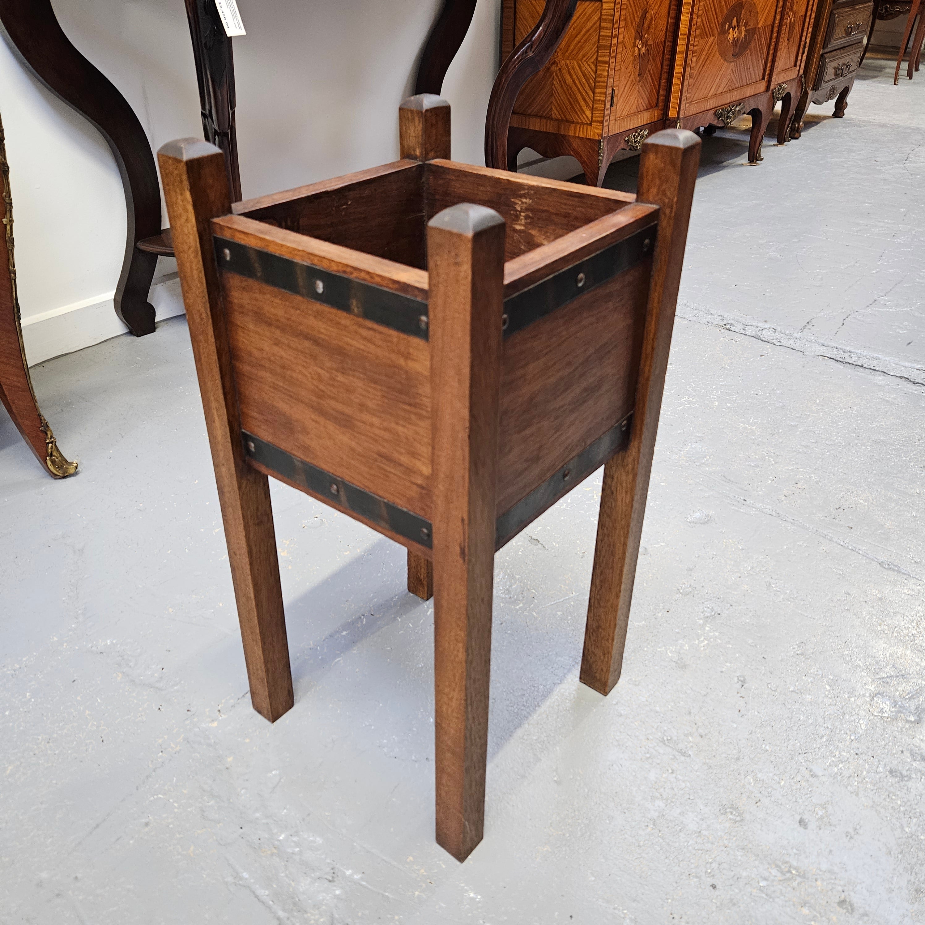 Arts and Crafts Wooden Plant Stand | Antique & Vintage | Moonee Ponds Antiques | Australia Wide Delivery