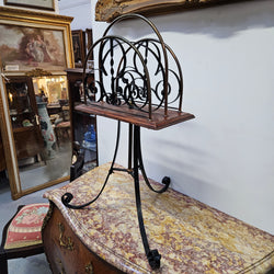 Charming Wrought Iron Magazine Holder | Antique & Vintage | Moonee Ponds Antiques | Australia Wide Delivery