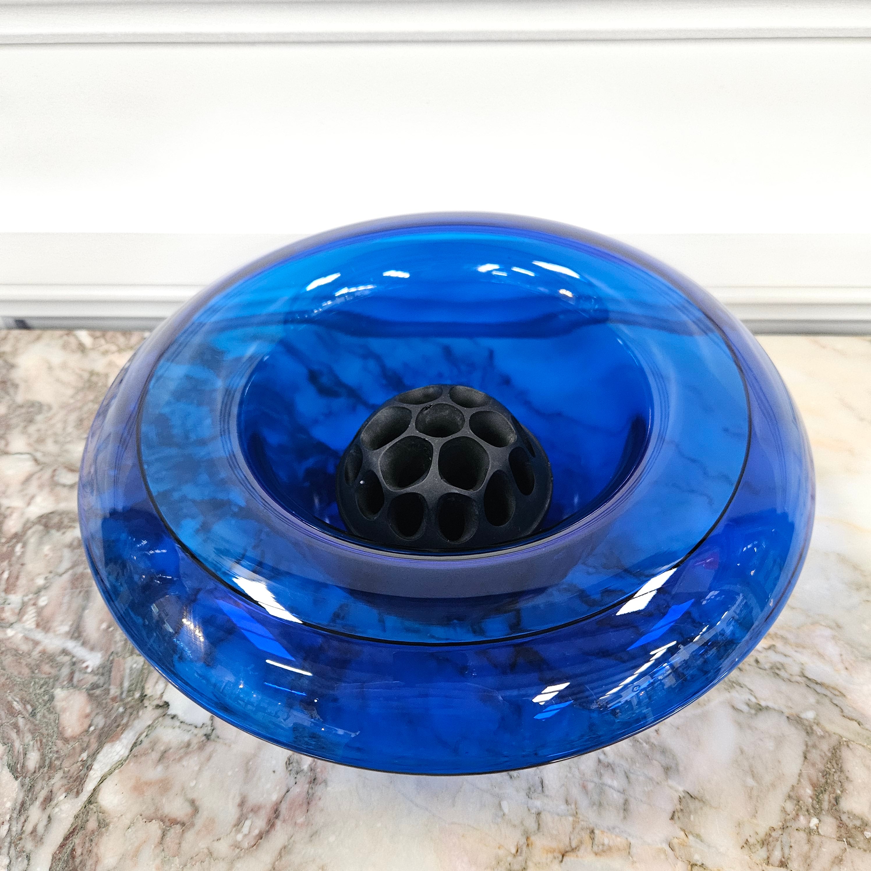 Art Deco Bristol Blue Float Bowl | Antique & Vintage | Moonee Ponds Antiques | Australia Wide Delivery