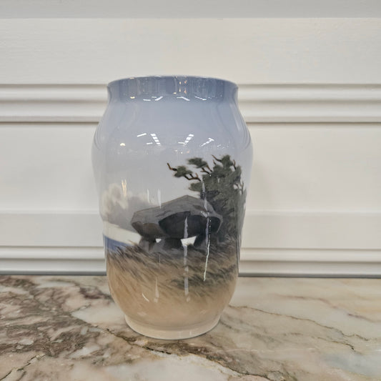 Royal Copenhagen Signed Hand Painted Vase