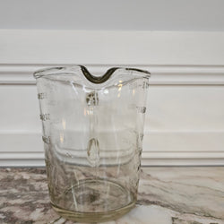 Vintage Solid Glass Measuring Jug | Antique & Vintage | Moonee Ponds Antiques | Australia Wide Delivery