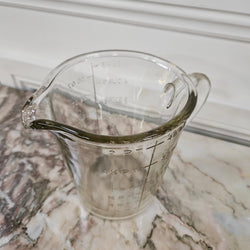 Vintage Solid Glass Measuring Jug | Antique & Vintage | Moonee Ponds Antiques | Australia Wide Delivery