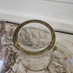 Vintage Solid Glass Measuring Jug | Antique & Vintage | Moonee Ponds Antiques | Australia Wide Delivery