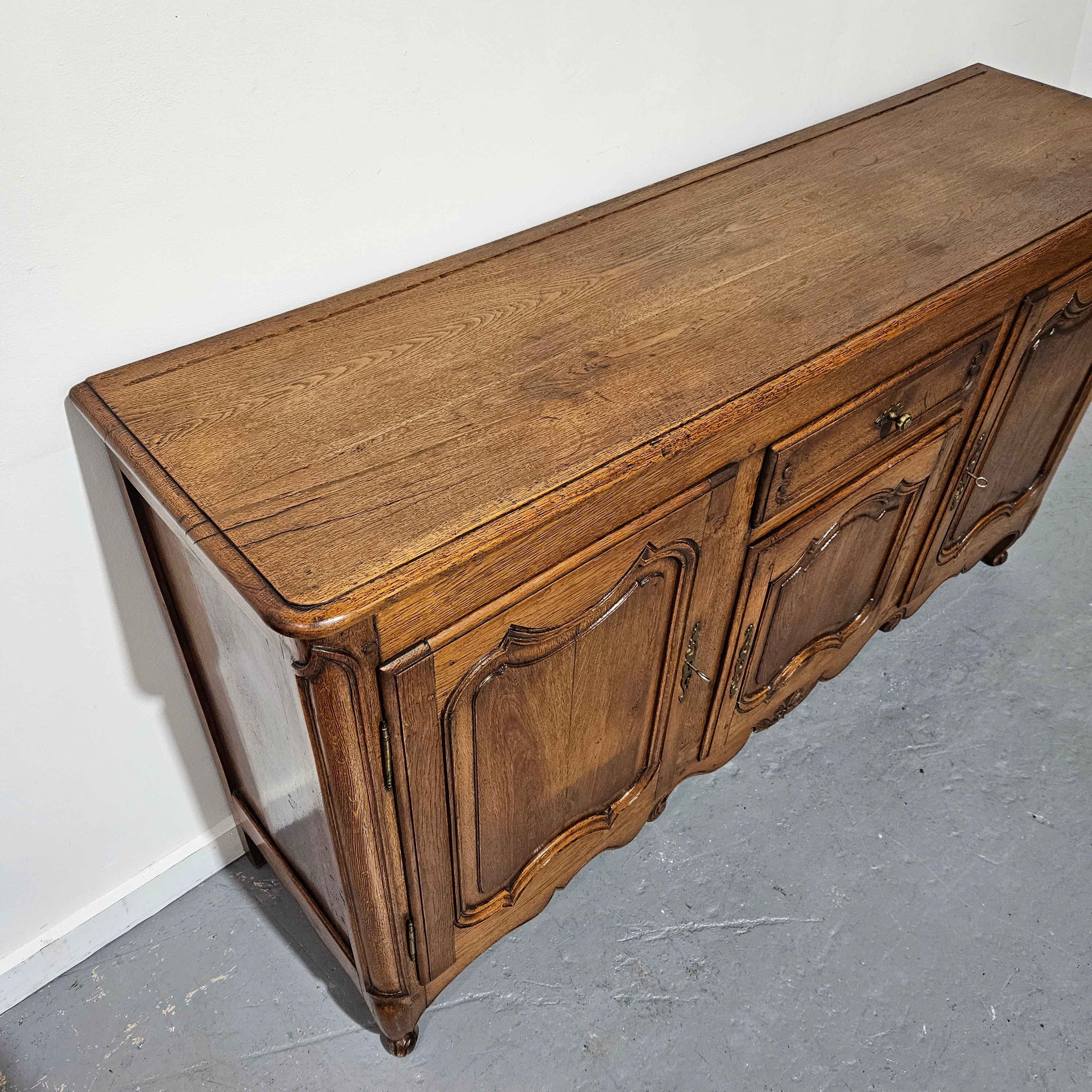 19th Century French Oak Three Door Sideboard | Antique & Vintage | Moonee Ponds Antiques | Australia Wide Delivery