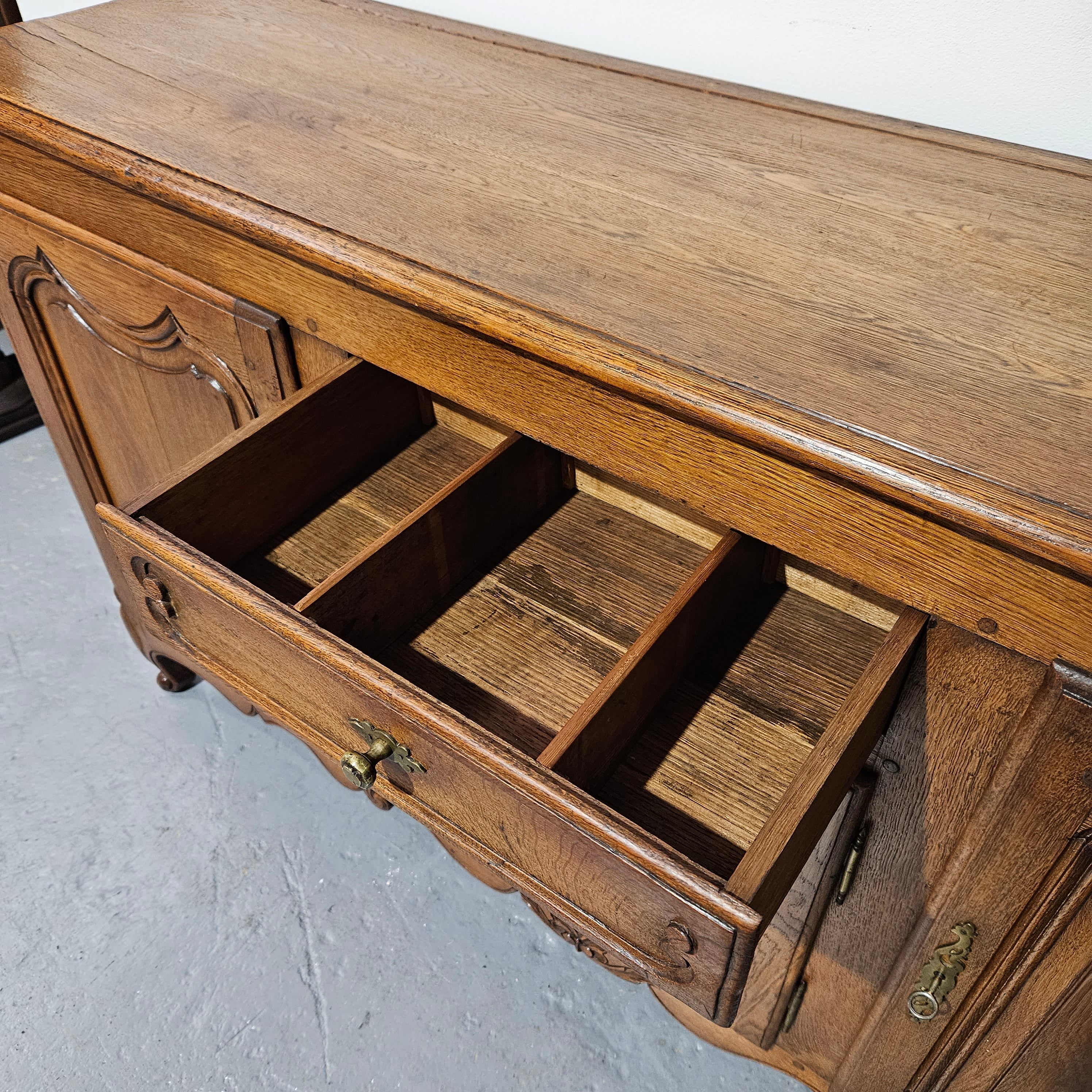 19th Century French Oak Three Door Sideboard | Antique & Vintage | Moonee Ponds Antiques | Australia Wide Delivery