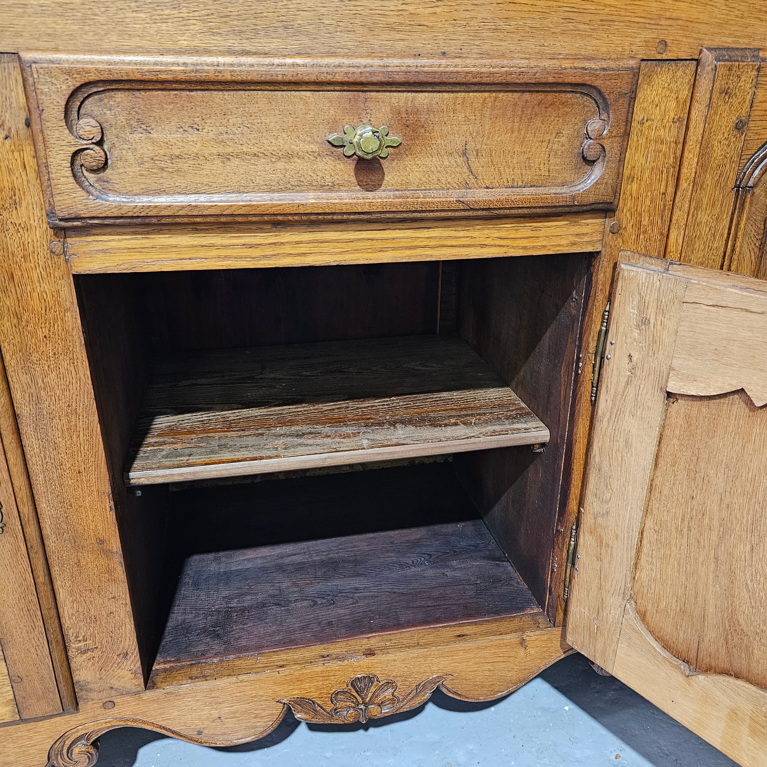 19th Century French Oak Three Door Sideboard | Antique & Vintage | Moonee Ponds Antiques | Australia Wide Delivery