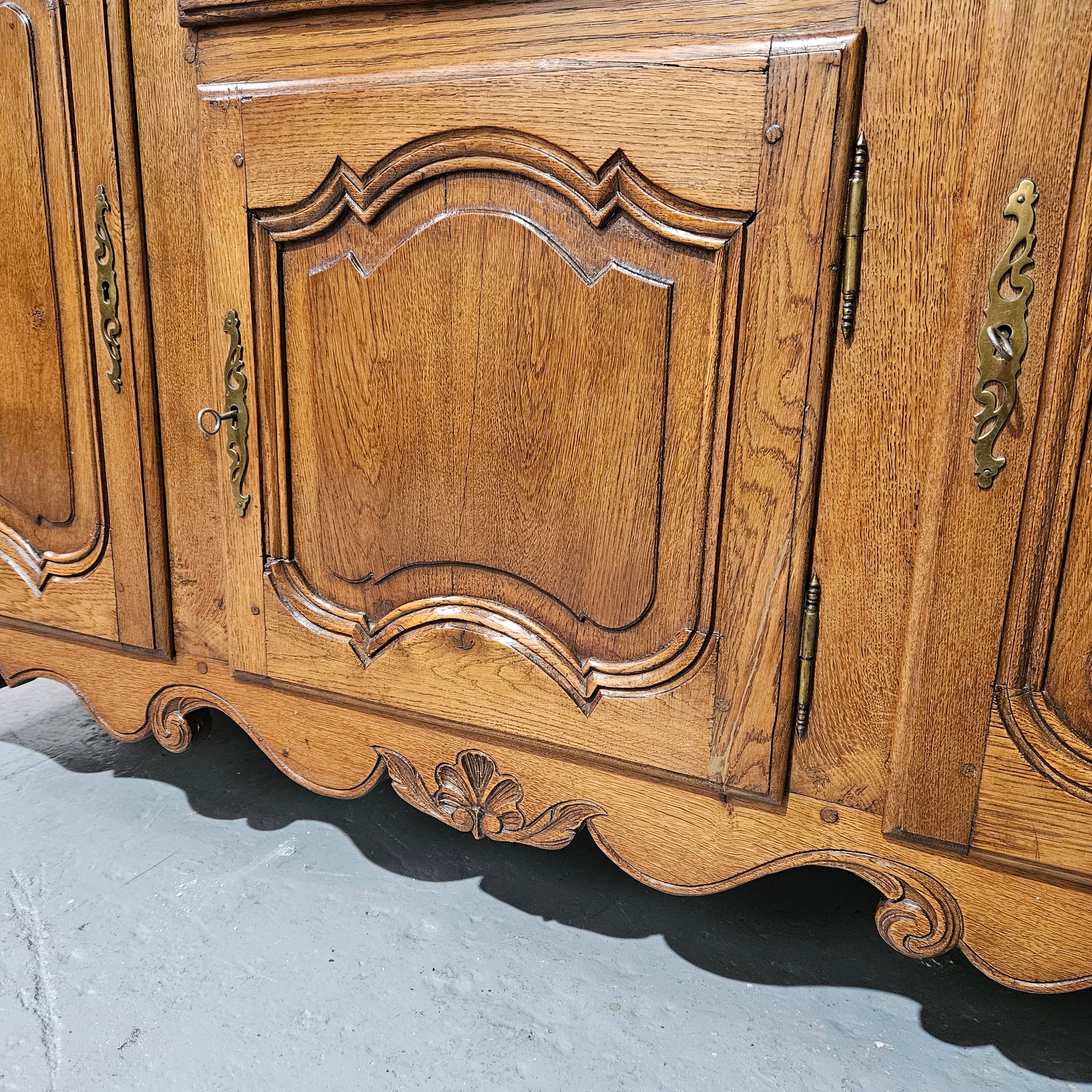 19th Century French Oak Three Door Sideboard | Antique & Vintage | Moonee Ponds Antiques | Australia Wide Delivery