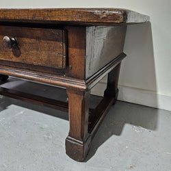 Rustic French Oak Coffee Table With Two Drawers | Antique & Vintage | Moonee Ponds Antiques | Australia Wide Delivery