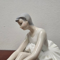 Seated Ballerina Figurine | Antique & Vintage | Moonee Ponds Antiques | Australia Wide Delivery