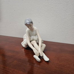 Seated Ballerina Figurine