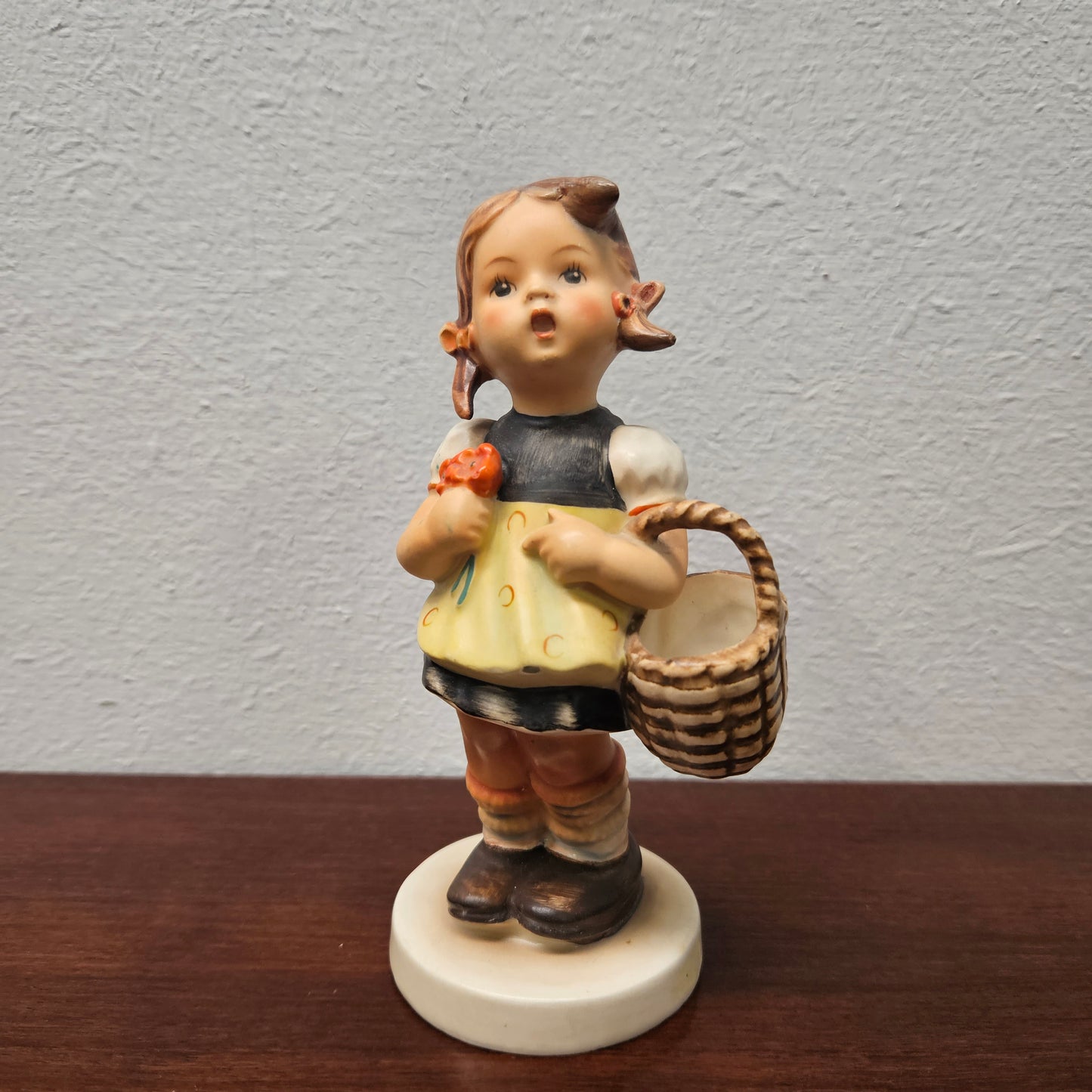 Hummel Girl with Basket Figurine "Sister".