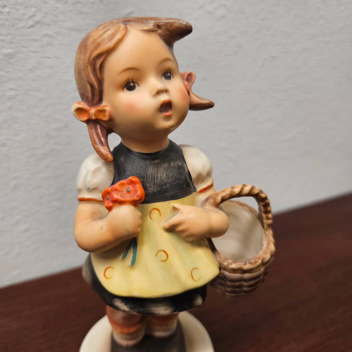 Hummel Girl with Basket Figurine "Sister".