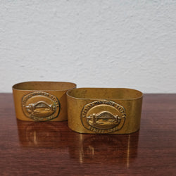Pair of Vintage Sydney Harbour Bridge Opening Serviette Rings | Antique & Vintage | Moonee Ponds Antiques | Australia Wide Delivery