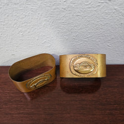 Pair of Vintage Sydney Harbour Bridge Opening Serviette Rings | Antique & Vintage | Moonee Ponds Antiques | Australia Wide Delivery