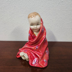 Royal Doulton "This Little Pig" Boy in a blanket. | Antique & Vintage | Moonee Ponds Antiques | Australia Wide Delivery
