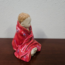 Royal Doulton "This Little Pig" Boy in a blanket.