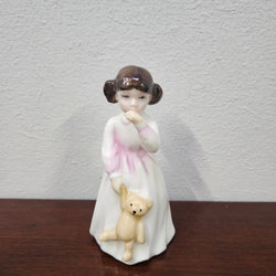 Charming Royal Doulton Figure "Daddy's Girl" | Antique & Vintage | Moonee Ponds Antiques | Australia Wide Delivery