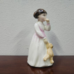 Charming Royal Doulton Figure "Daddy's Girl" | Antique & Vintage | Moonee Ponds Antiques | Australia Wide Delivery