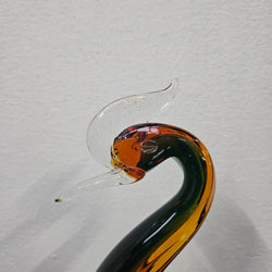 Vintage Murano "Sommerso" Glass Swan | Antique & Vintage | Moonee Ponds Antiques | Australia Wide Delivery