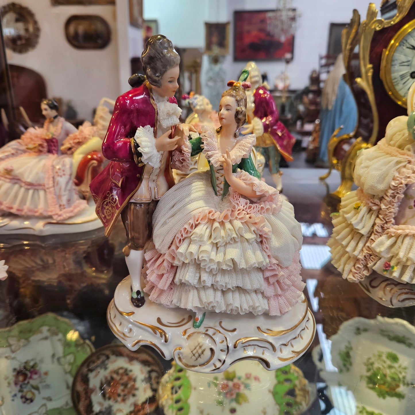 Assortment of Beautiful Dresden Figurines - Prices Starting From $245