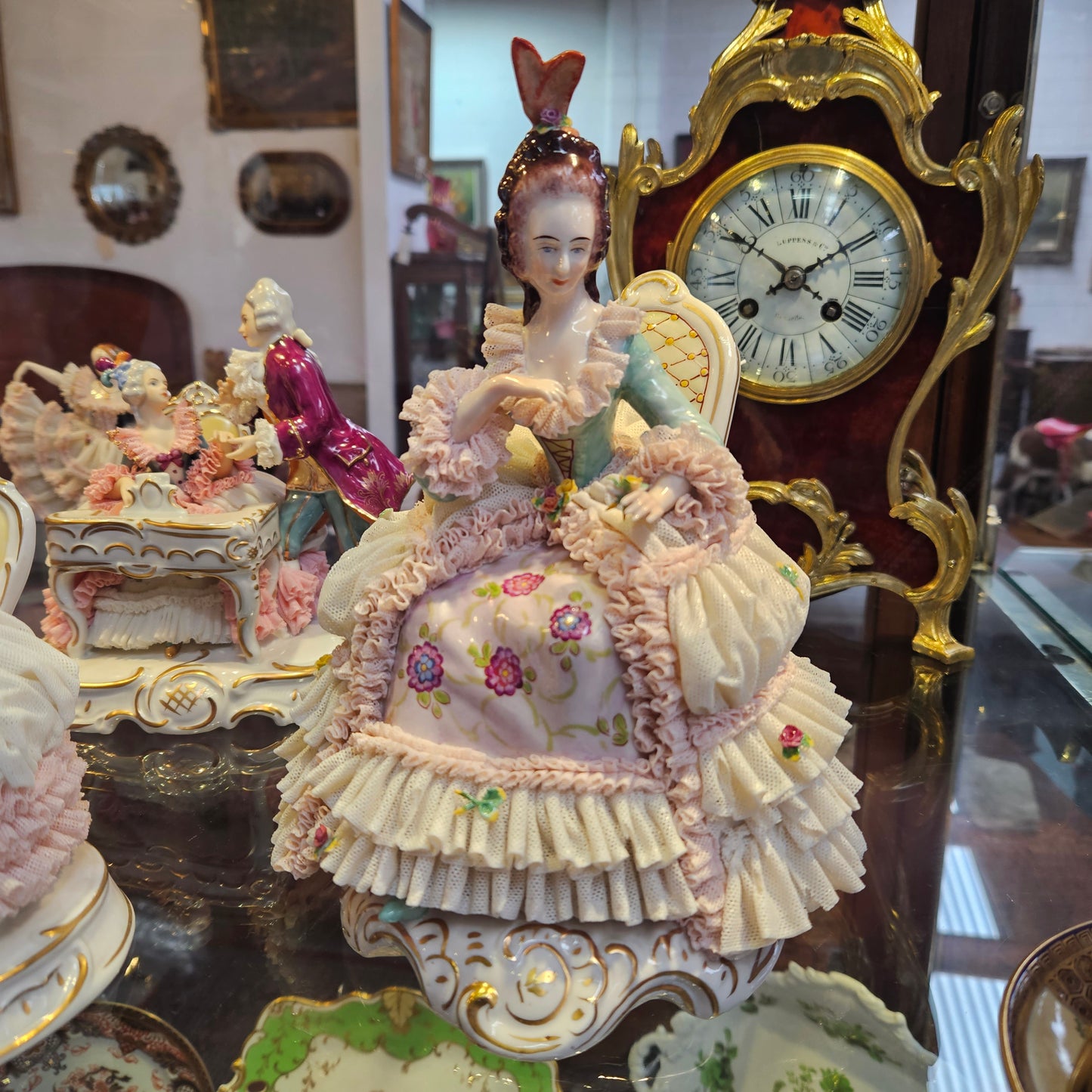 Assortment of Beautiful Dresden Figurines - Prices Starting From $245