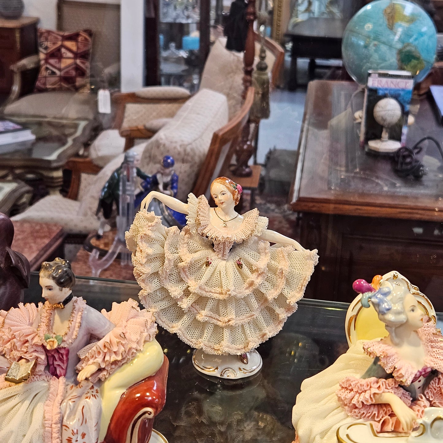 Assortment of Beautiful Dresden Figurines - Prices Starting From $245