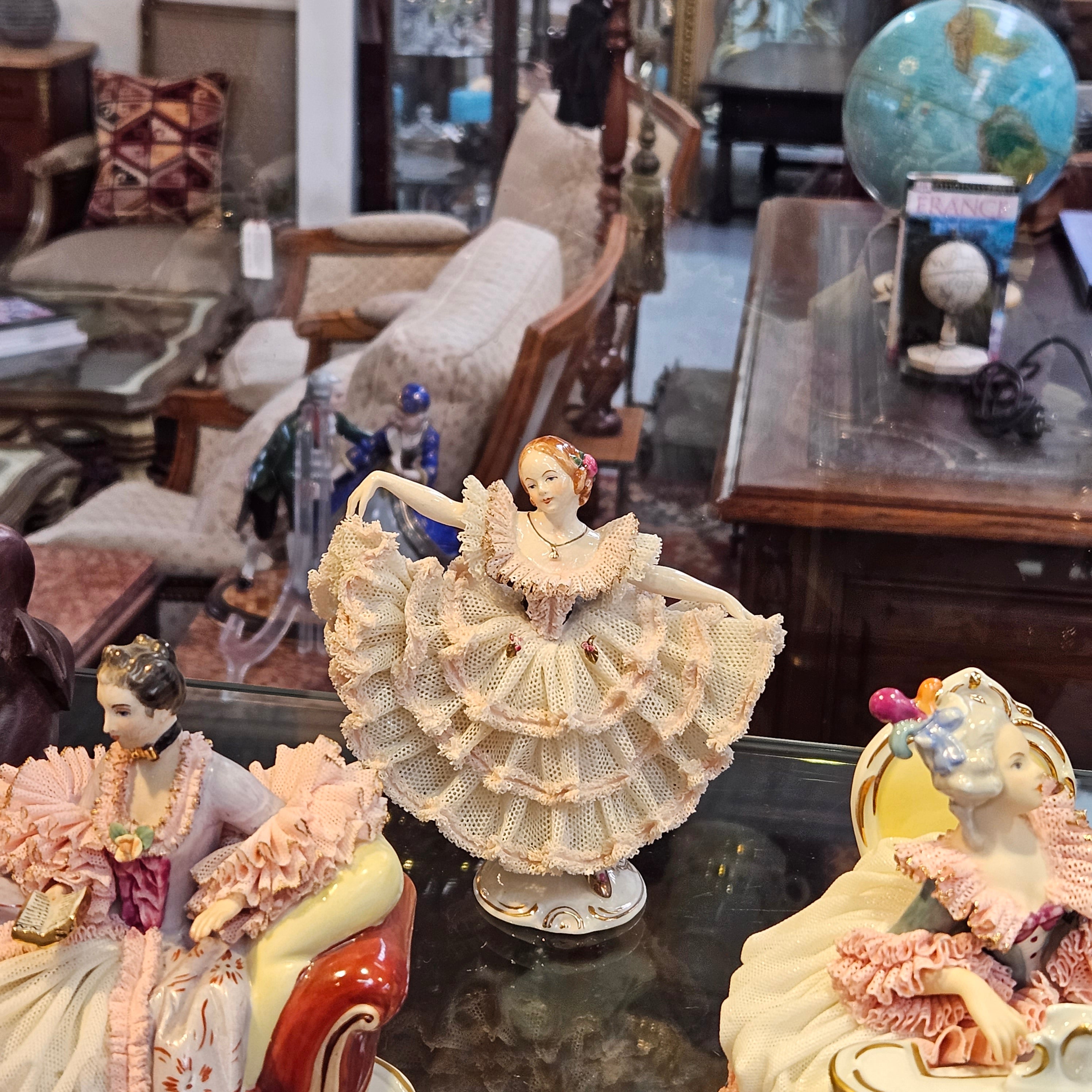 Assortment of Beautiful Dresden Figurines - Prices Starting From $245