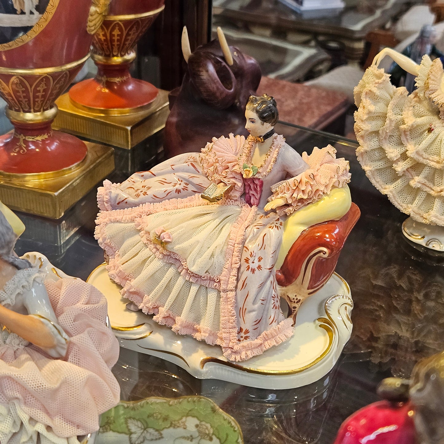 Assortment of Beautiful Dresden Figurines - Prices Starting From $245