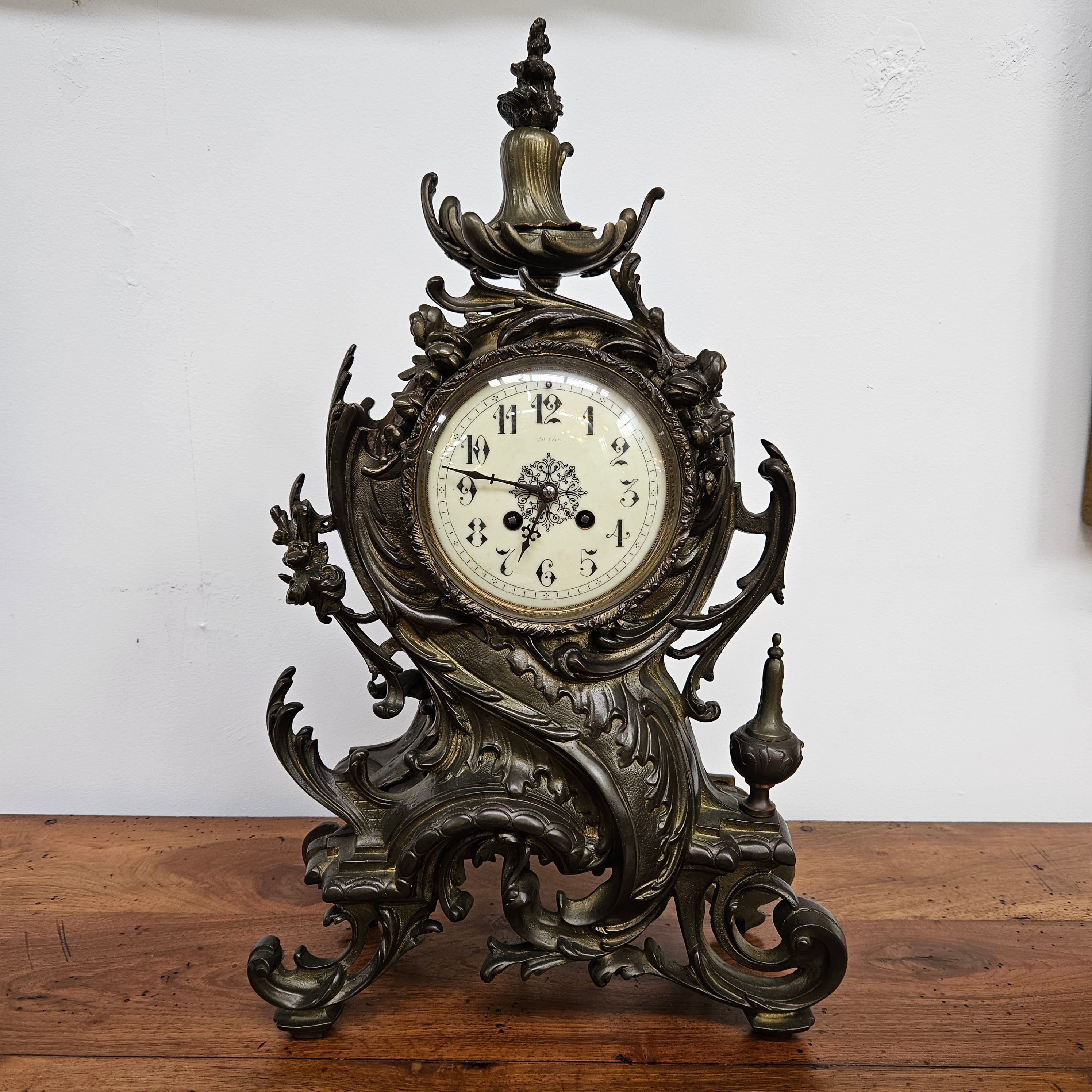 Bronze 19th Century Mantle Clock | Antique & Vintage | Moonee Ponds Antiques | Australia Wide Delivery