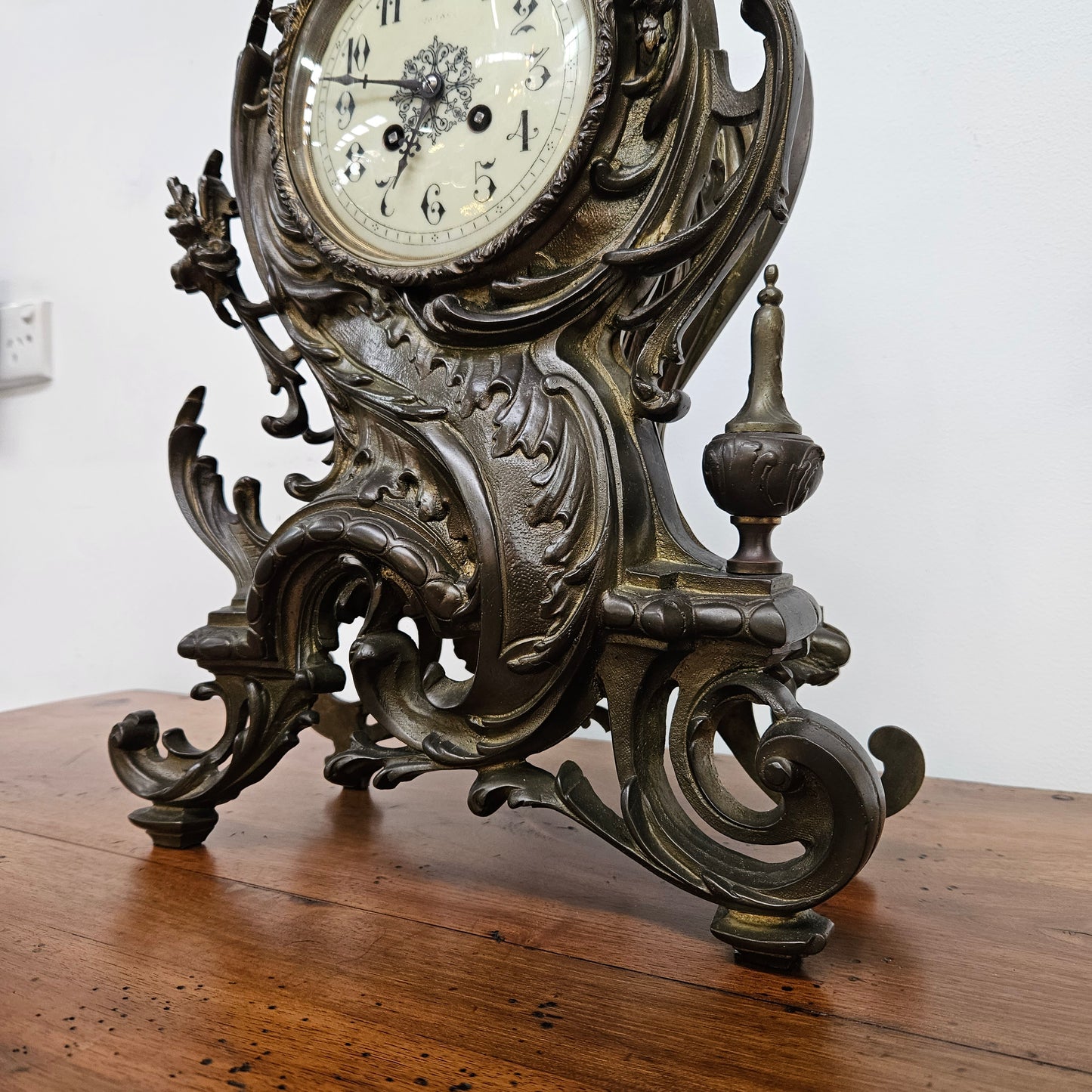 Bronze 19th Century Mantle Clock